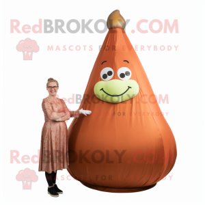 Rust Pear mascotte kostuum...