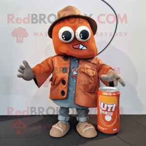 Rust Soda Can maskot kostym...