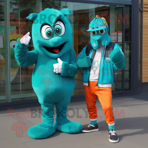 Teal Goulash mascotte...