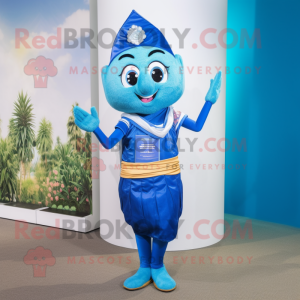 Blue Pad Thai mascotte...
