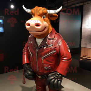 Red Cow mascotte kostuum...