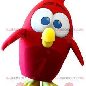 Mascote pássaro vermelho do videogame Angry Birds -