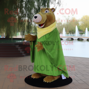 Olive Capybara mascotte...