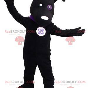 Svart hundmaskot - Redbrokoly.com