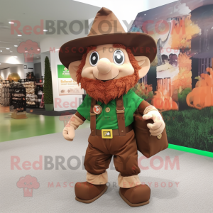 Brown Leprechaun mascotte...