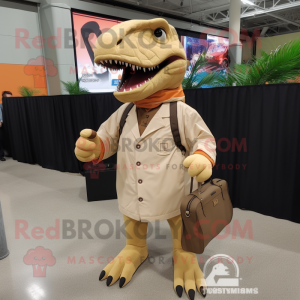 Tan Tyrannosaurus costume...