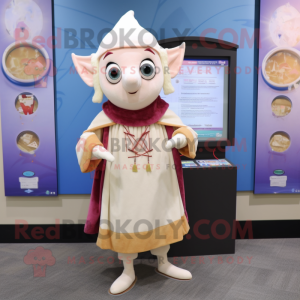 Cream Elf maskot kostume...