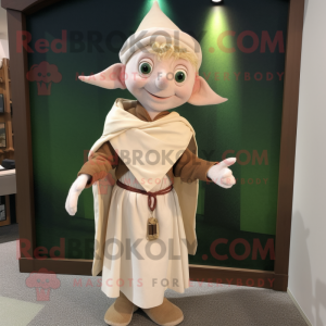 Cream Elf maskot kostume...