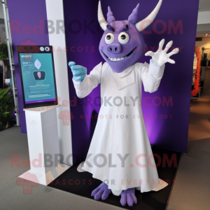 Purple Demon mascotte...