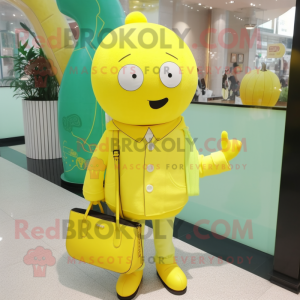 Citrongul vedhæng maskot...