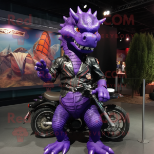 Purple Dragon mascotte...