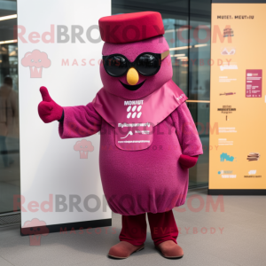 Magenta Currywurst mascotte...