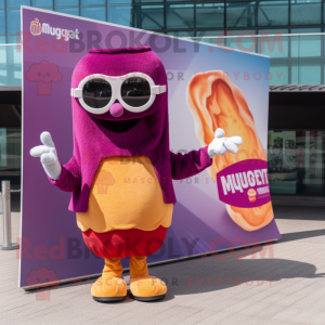 Magenta Currywurst mascotte...