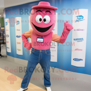 Roze Jambalaya mascotte...