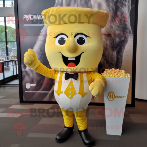 Citrongul Pop Corn maskot...