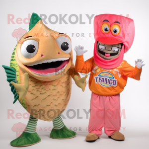 Peach Fish Tacos maskot...