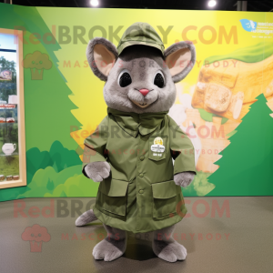 Olive Chinchilla maskot...