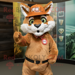 Rust Lynx mascotte kostuum...