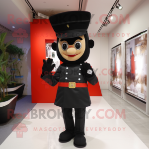 nan Soldier mascot costume character dressed with a Tuxedo and Caps