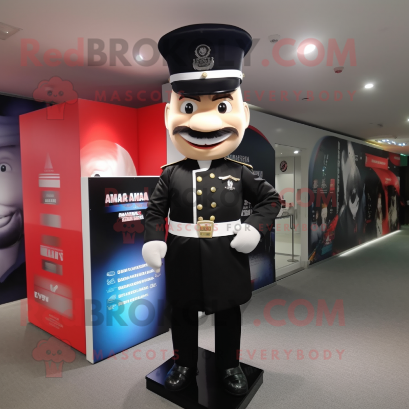 nan Soldier mascot costume character dressed with a Tuxedo and Caps nan Soldier mascot costume character dressed with a Tuxedo and Caps