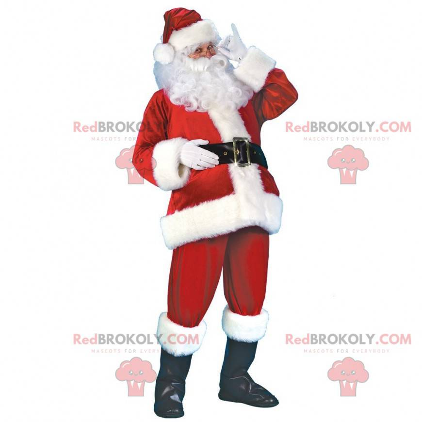vægt afskaffe forræderi Julemanden kostume, julemanden tøj til voksne - Skære L (175-180CM)