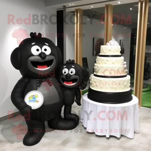 Black Wedding Cake maskot...