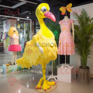 Citrongul Flamingo maskot...