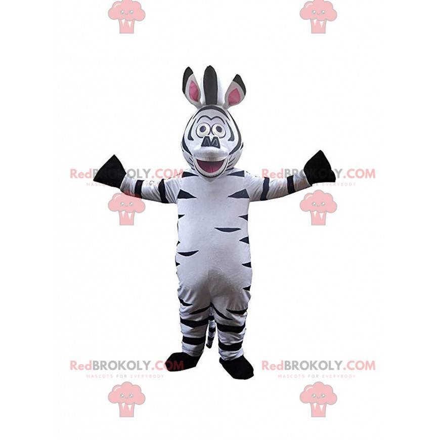 Mascot Marty, de beroemde cartoonzebra - Redbrokoly.com