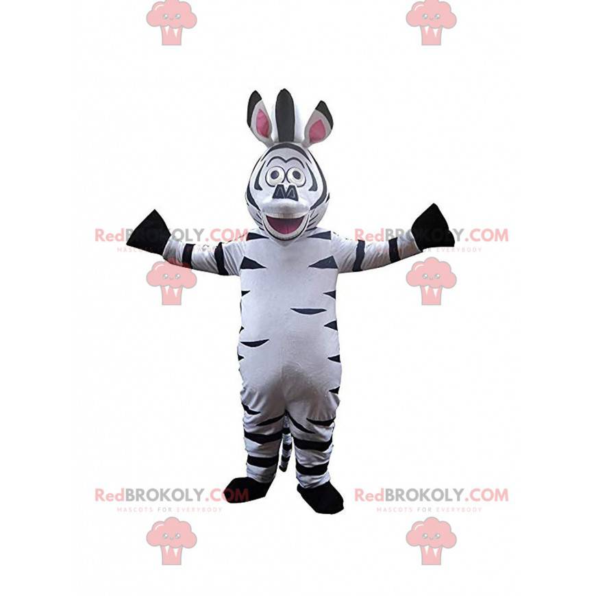 Mascot Marty, the famous cartoon zebra - Our Sizes L (175-180CM)