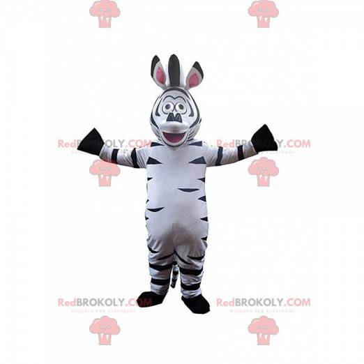 Mascotte Marty, la famosa zebra dei cartoni animati -