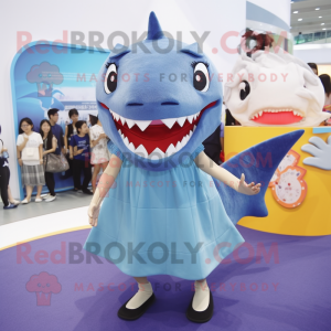  Shark maskot kostume...