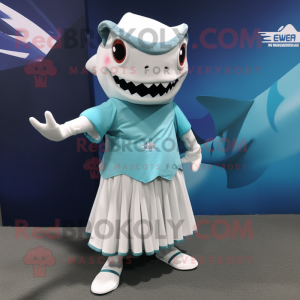  Shark mascotte kostuum...