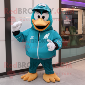 Teal polshorloge mascotte...