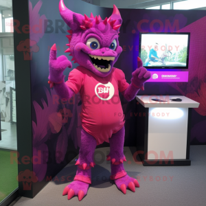 Magenta Gargoyle mascotte...