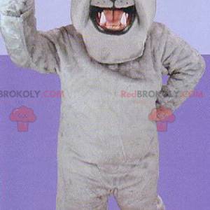 Mascotte bulldog grigio - Redbrokoly.com