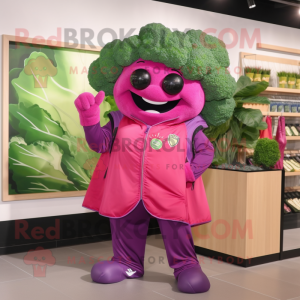 Magenta Broccoli mascotte...