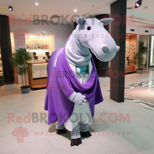 Lavendel Tapir mascotte...