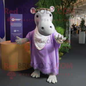 Lavendel Tapir mascotte...