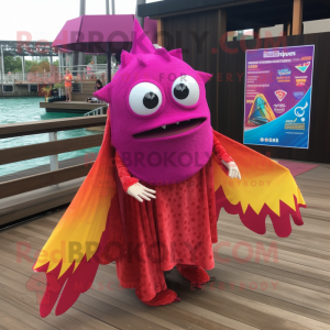 Magenta Fish Tacos mascotte...