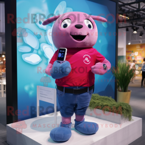 Magenta Seal mascotte...