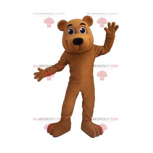 Brun björnmaskot - Redbrokoly.com
