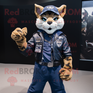 Navy Bobcat mascotte...