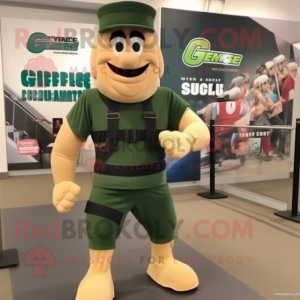 Forest Green Gi Joe maskot...