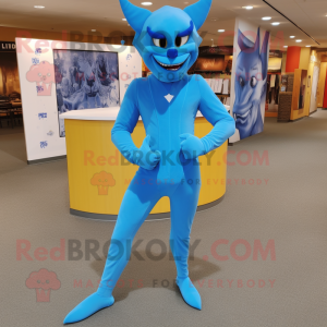 Sky Blue Devil mascotte...