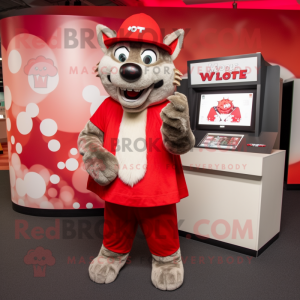 Red Say Wolf mascotte...