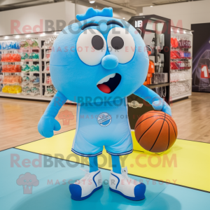 Sky Blue Basketball Ball...