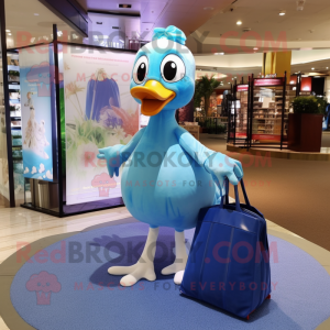 Sky Blue Gosling mascotte...