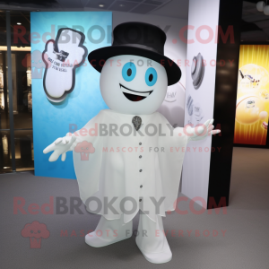 nan Ghost mascot costume character dressed with a Blazer and Hats