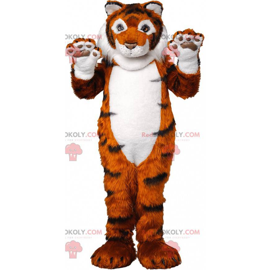 Kæmpe tiger maskot. Tiger kostume - Redbrokoly.com