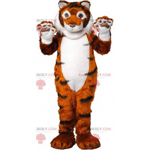 Kæmpe tiger maskot. Tiger kostume - Redbrokoly.com